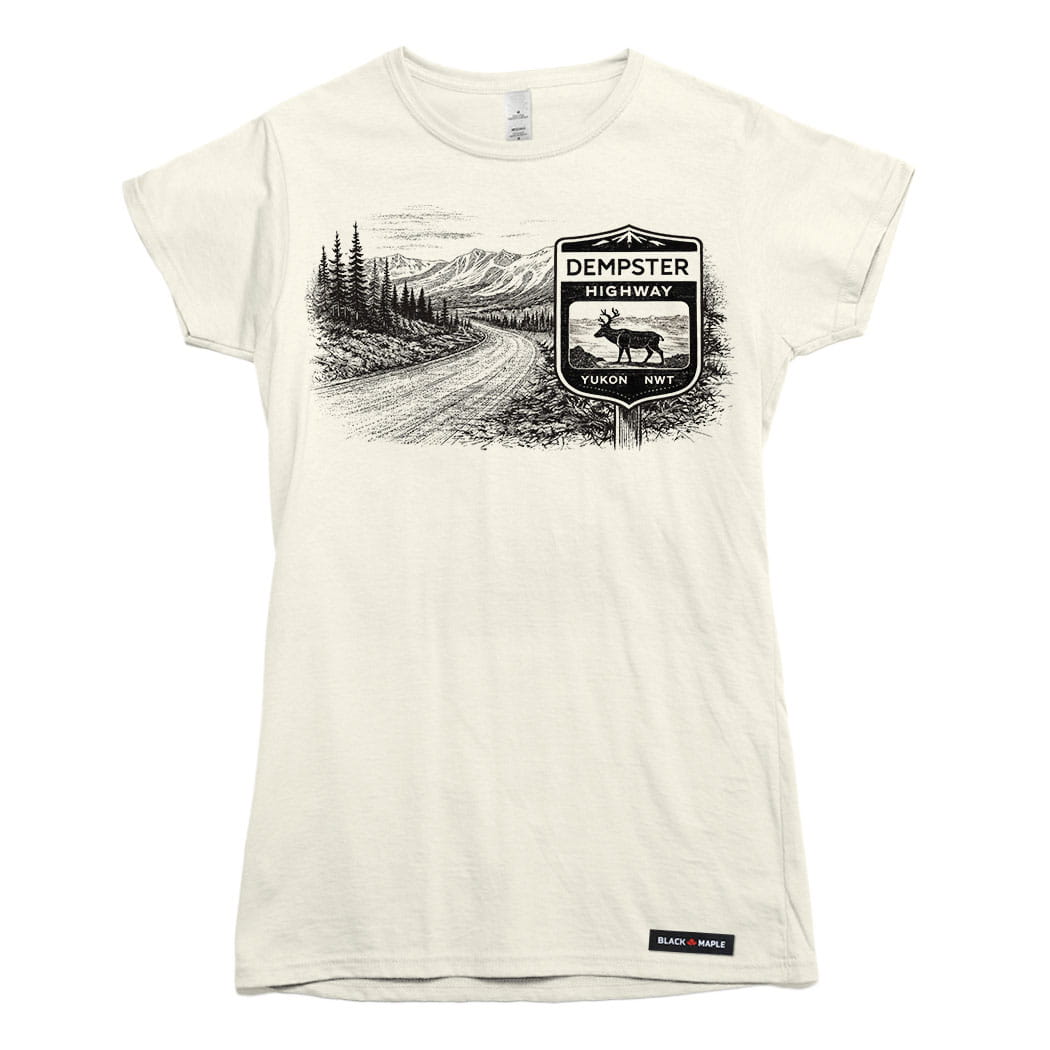 Dempster Highway Yukon Territories Road Trip T-shirt