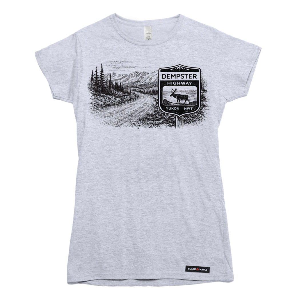 Dempster Highway Yukon Territories Road Trip T-shirt