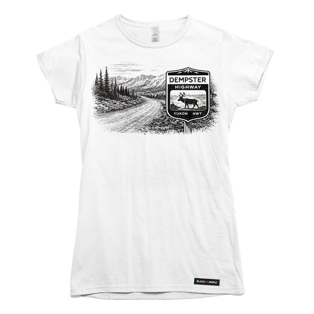 Dempster Highway Yukon Territories Road Trip T-shirt