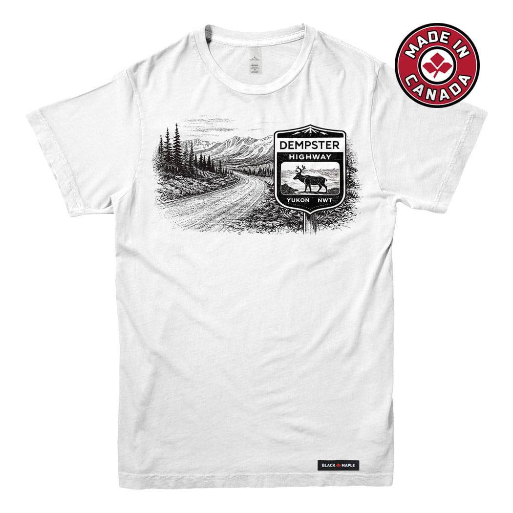 Dempster Highway Yukon Territories Road Trip T-shirt
