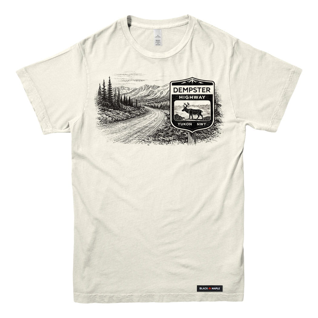 Dempster Highway Yukon Territories Road Trip T-shirt