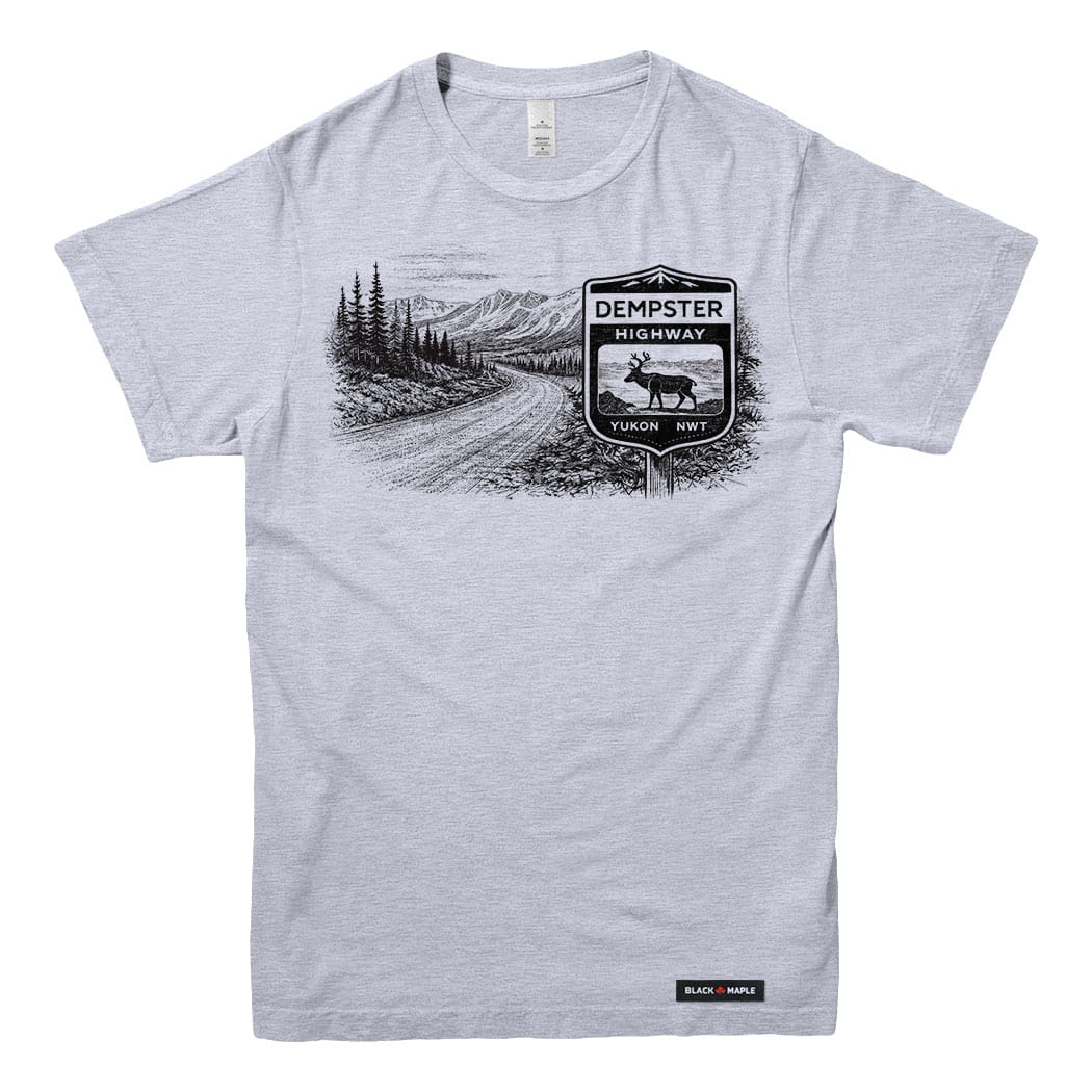 Dempster Highway Yukon Territories Road Trip T-shirt