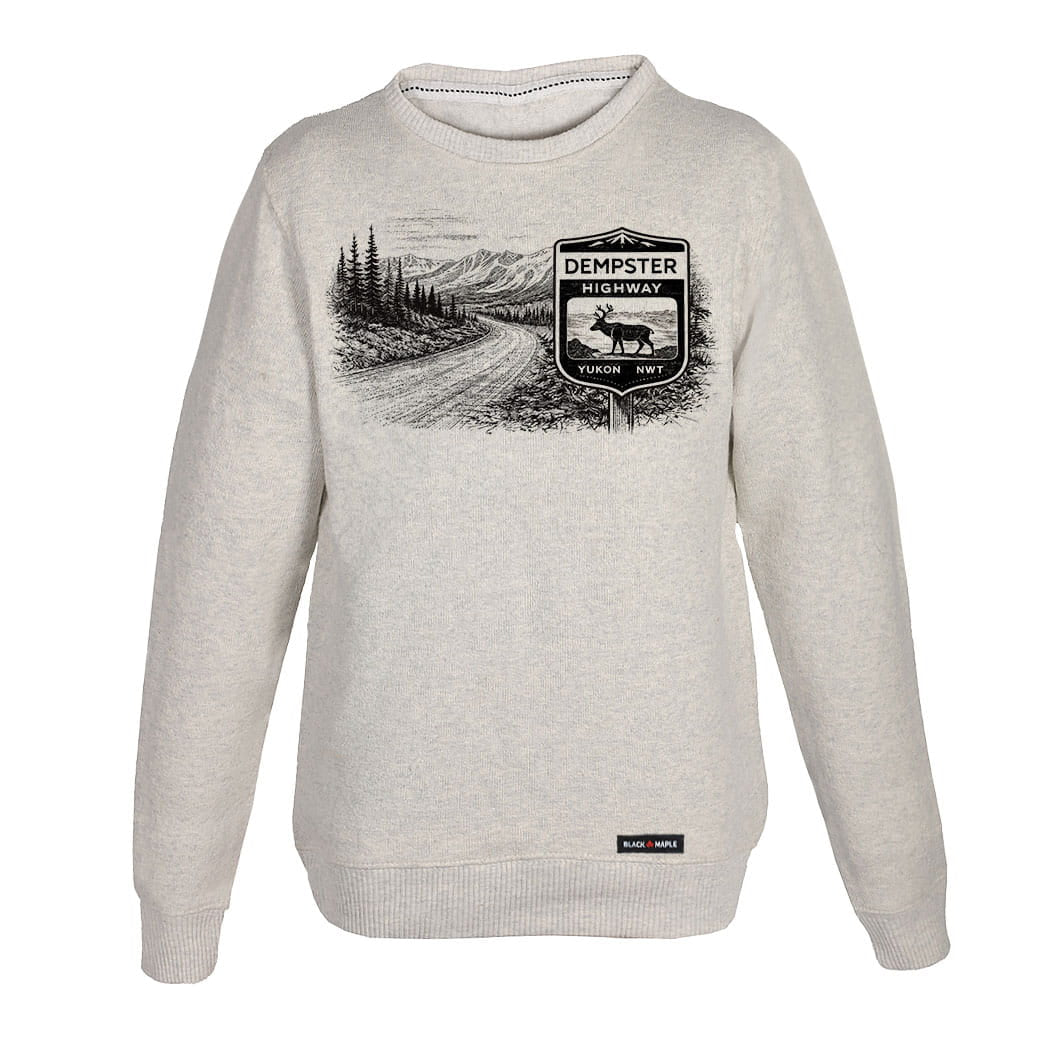 Dempster Highway Yukon Territories Road Trip Nantucket Sweatshirt or Hoodie