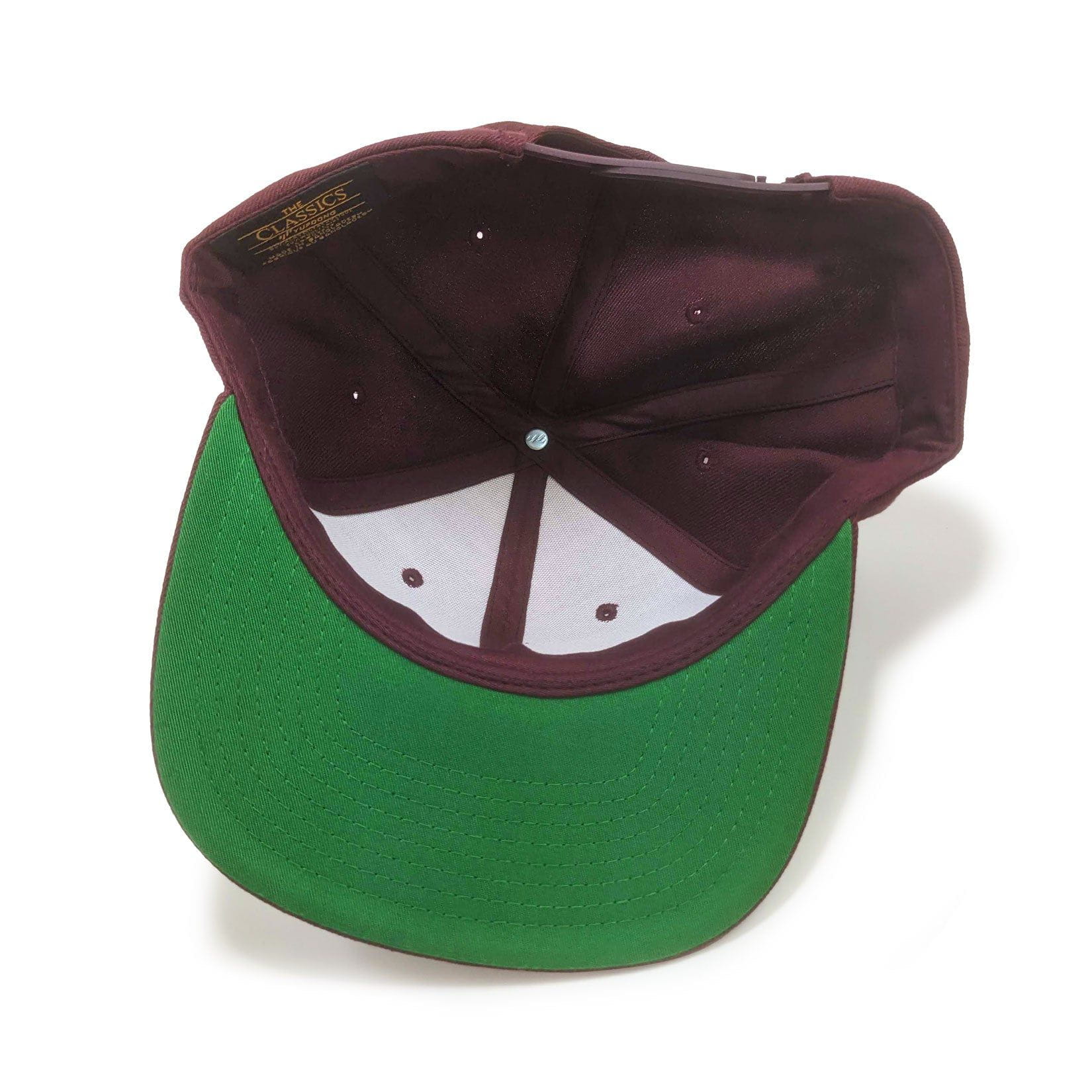 Canada Moose with Goose Flat Brim Snapback Cap